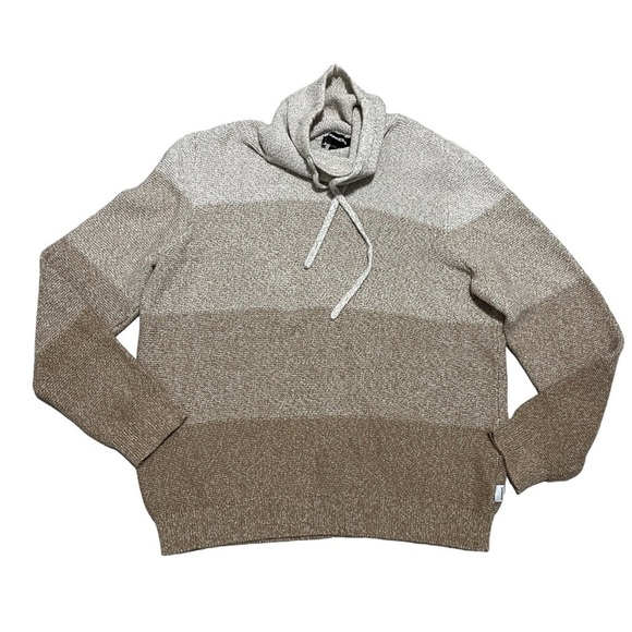 Express Stripe Natural Colors Knit Sweater Size L - Picture 4 of 9